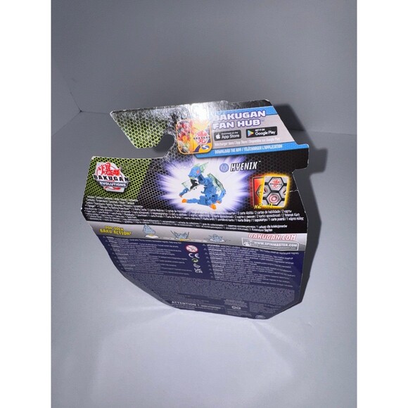 Bakugan Evolutions Geogan Hyenix Collectible Action Figure with Trading Cards - Picture 5 of 8